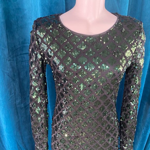 H&M Divided Sequined Party Sheath Dress - Picture 3 of 7